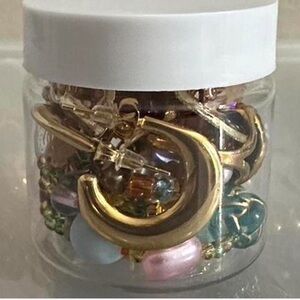 Gold and Multicolor Women's Jewelry Set